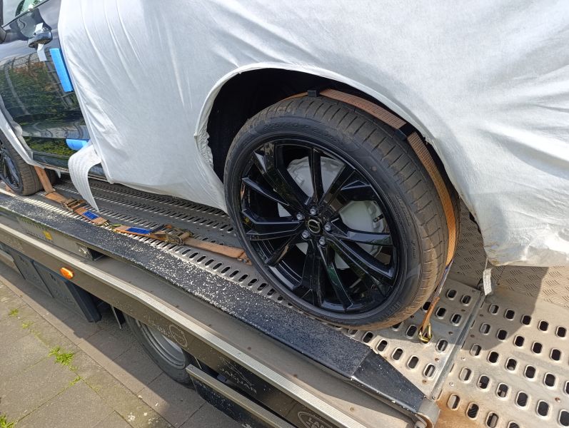 Set aus vier Spanngurten mit Ratsche UNITRAILER 4m/50mm/5t