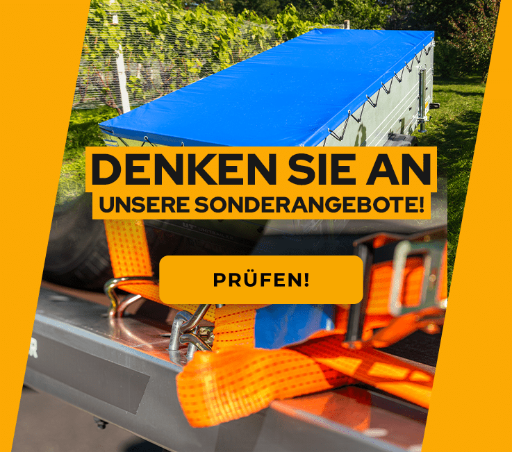 Denken Sie an unsere Sonderangebote!